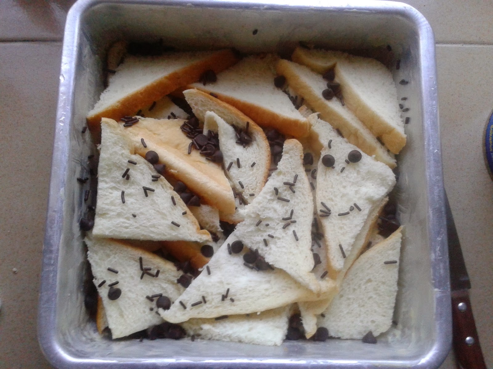 KaKTuS BeRDuRi: Resepi Puding Roti Coklat