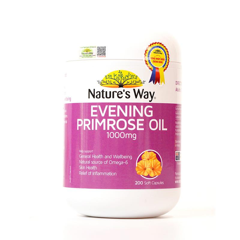 Nature’s Way Viên uống tinh chất hoa anh thảo Evening Primrose oil 1000mg 200 viên.