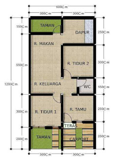 Desain Rumah 6x12 Tanpa Garasi DESAIN RUMAH MINIMALIS
