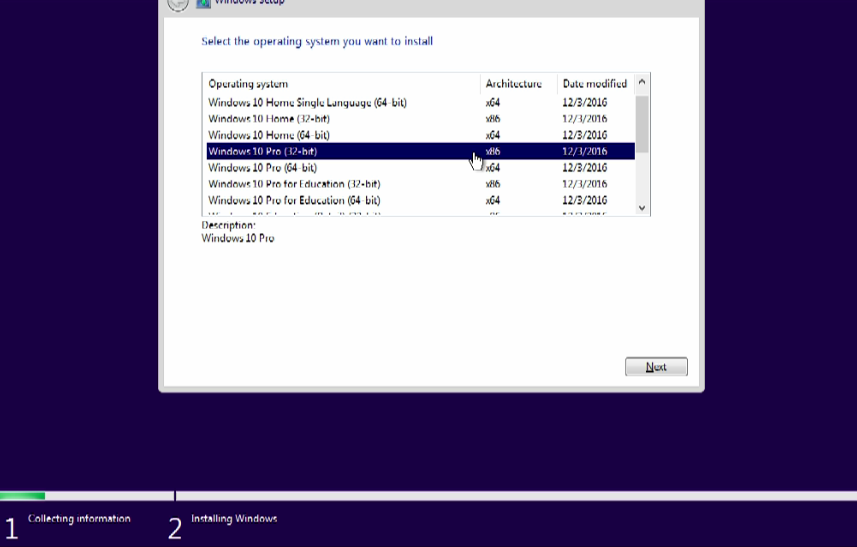 CARA MENGINSTAL WINDOWS 10 PROFESSIONAL 32 BIT