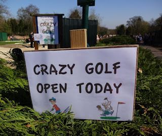 Crazy Golf course at Haigh Woodland Park in Wigan Crazy Golf course at Haigh Woodland Park in Wigan