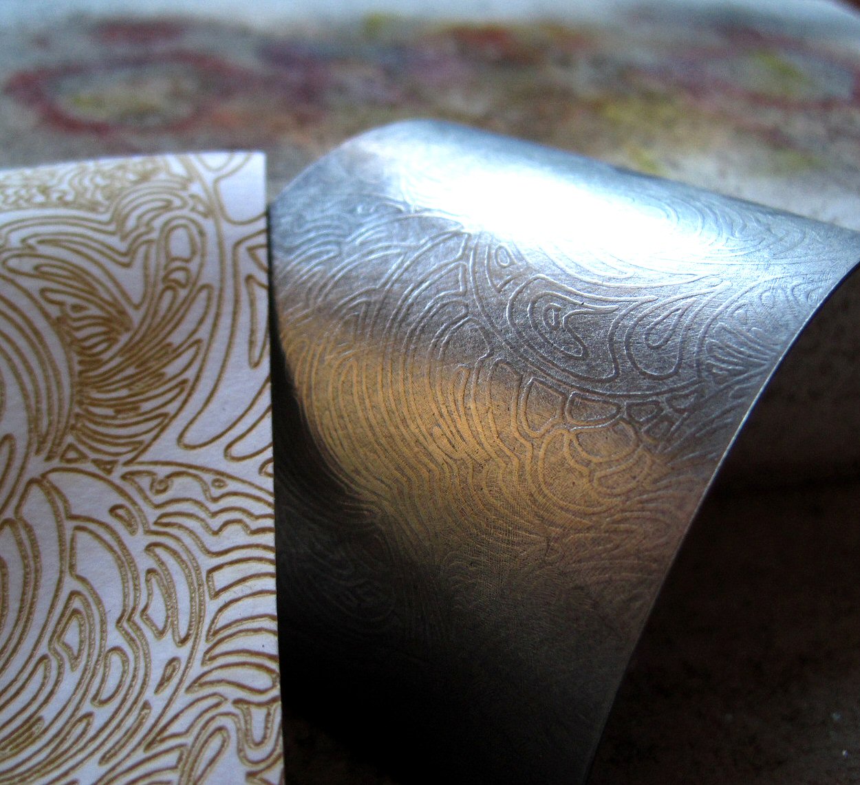 Rolling Mill Textures On Metal