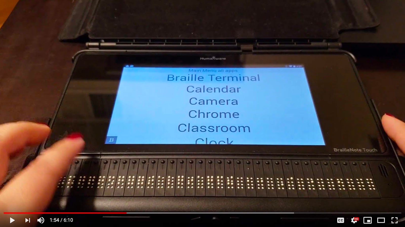 Software para personas invidentes Braille´n Speak