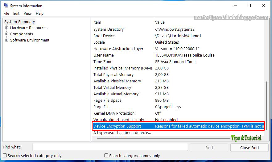Memperbaiki Error Device encryption is temporarily suspended di Windows