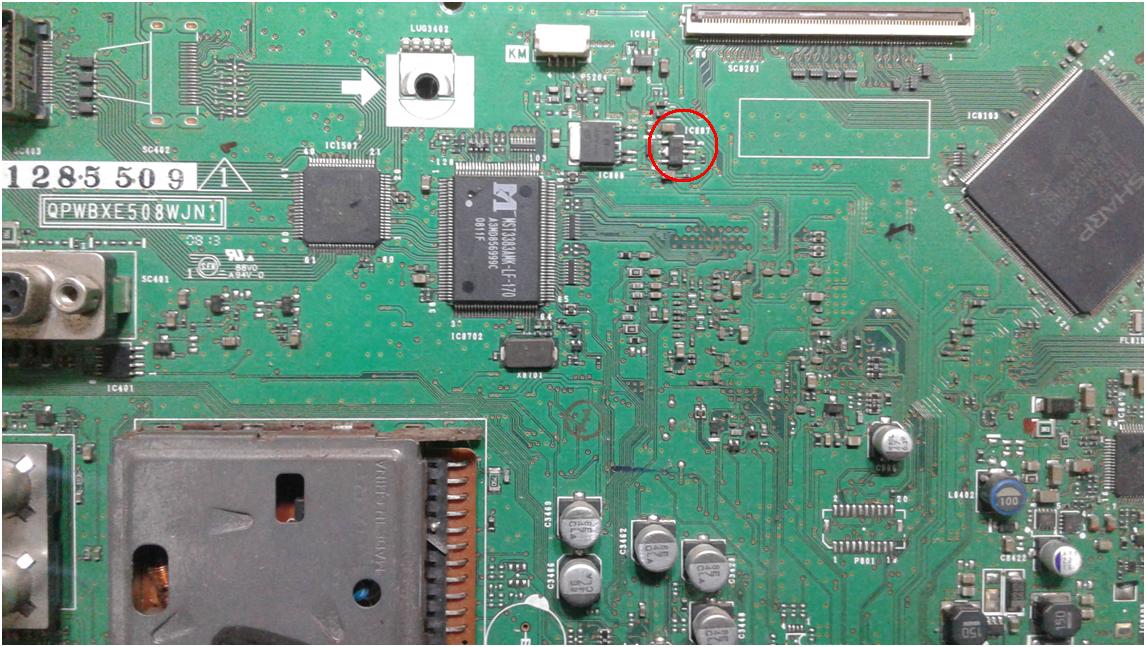 Cara Memperbaiki Tv LCD/LED Sharp Mati Protek