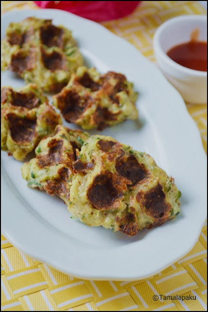 Waffled Zucchini Fritters