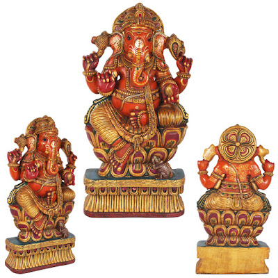 Bhagawan Ganesha Seated on Lotus Bhagawan Ganesha Seated on Lotus