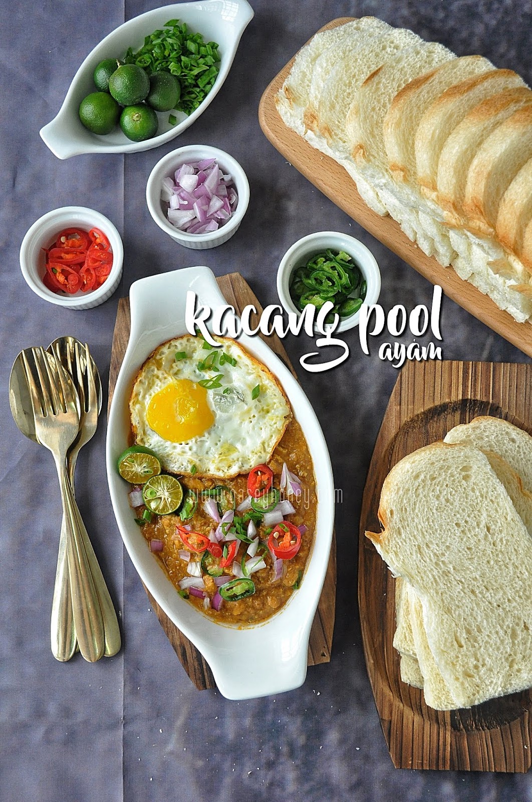 Kacang Pool Ayam Tak Makan Daging Lembu Boleh Cubasedap