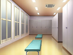 locker anime hallway aesthetic landscape