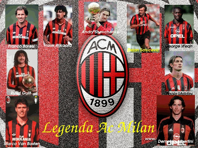 Inilah 16 Legenda AC Milan Yang Paling Di Rindukan Milanisti Saat Ini, No 16 Legenda Tak Tergantikan