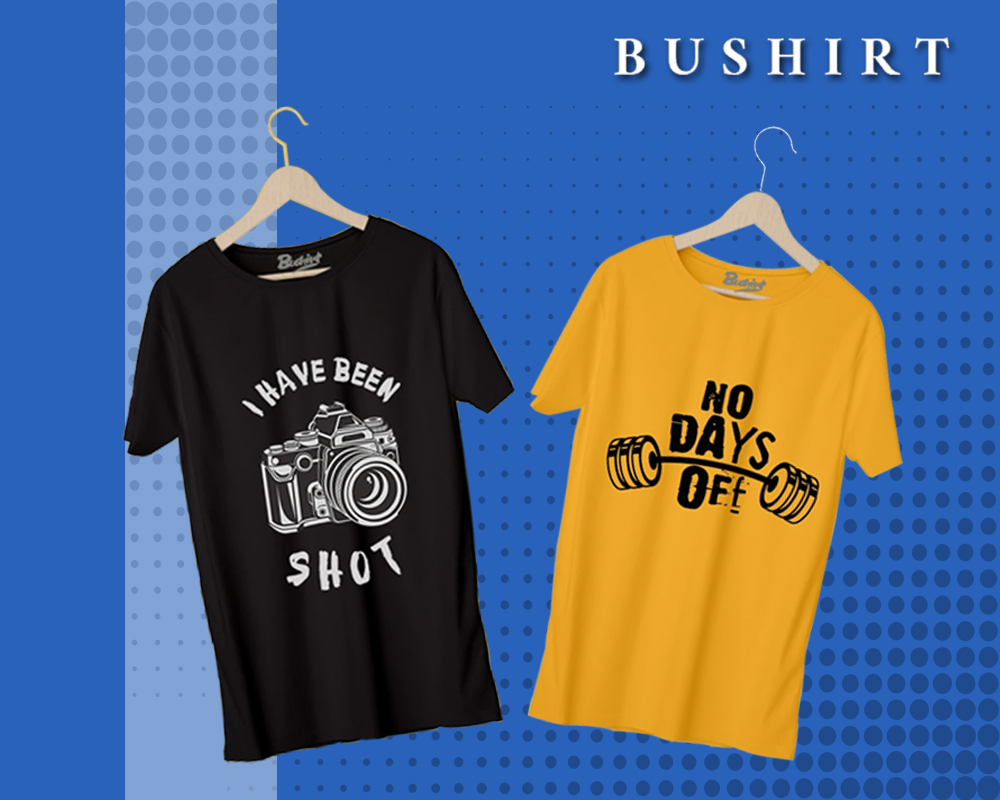 Funky Graphic Printed T Shirts Bushirt.in Avail the latest trend of