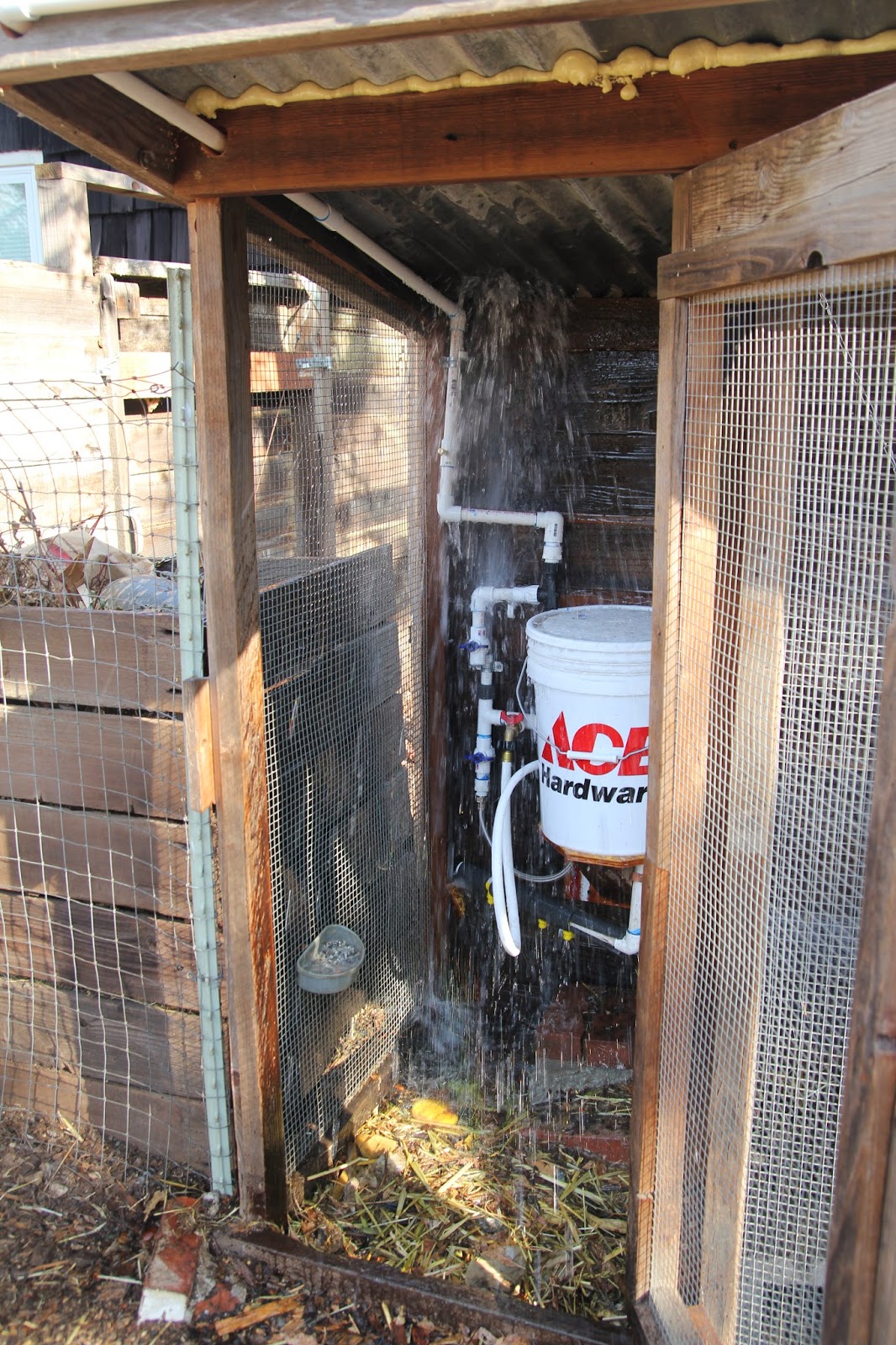 Nicolle's Originals Plumbing the Chicken Coop Part 5 The Mister System