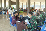 Brigif Raider 9/DY/2 Kostrad Gelar Serbuan Vaksinasi Covid-19