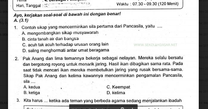 Contoh Rpp Ipa Kelas 4 Sd Semester 1