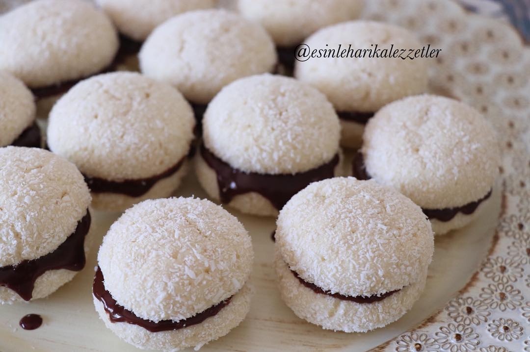 Hindistan Cevizli Sandviç Kurabiye Tarifi Yemek Öğren