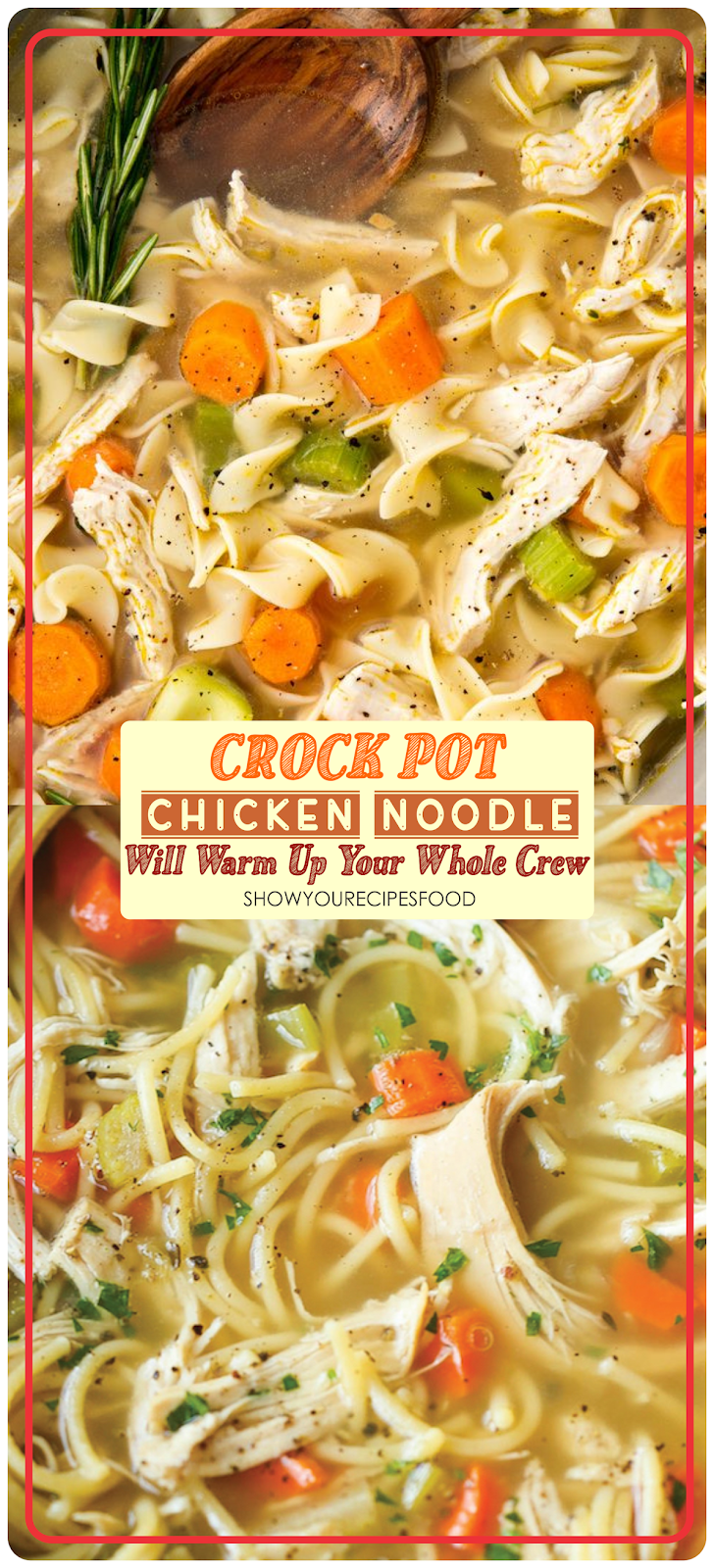 CrockPot Chicken Noodle Will Warm Up Your Whole Crew Show You Recipes