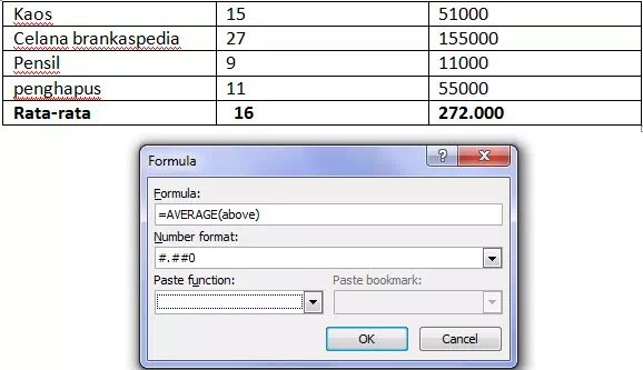 How to Add a Formula to a Table in Microsoft Word-2 How to Add a Formula to a Table in Microsoft Word-2