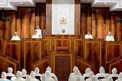 الملك محمد السادس نصره الله يفتتح البرلمان و يوجه خطاباً إلى البرلمانيين الجدد و حكومة اخنوش