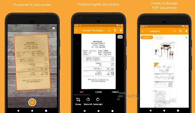 تحميل برنامج مسح الملفات و الصور ضوئيا Genius Scan+ للأندرويد مدفوع  آخر إصدار