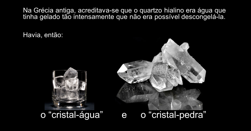 Armação cristal transparente Clearance