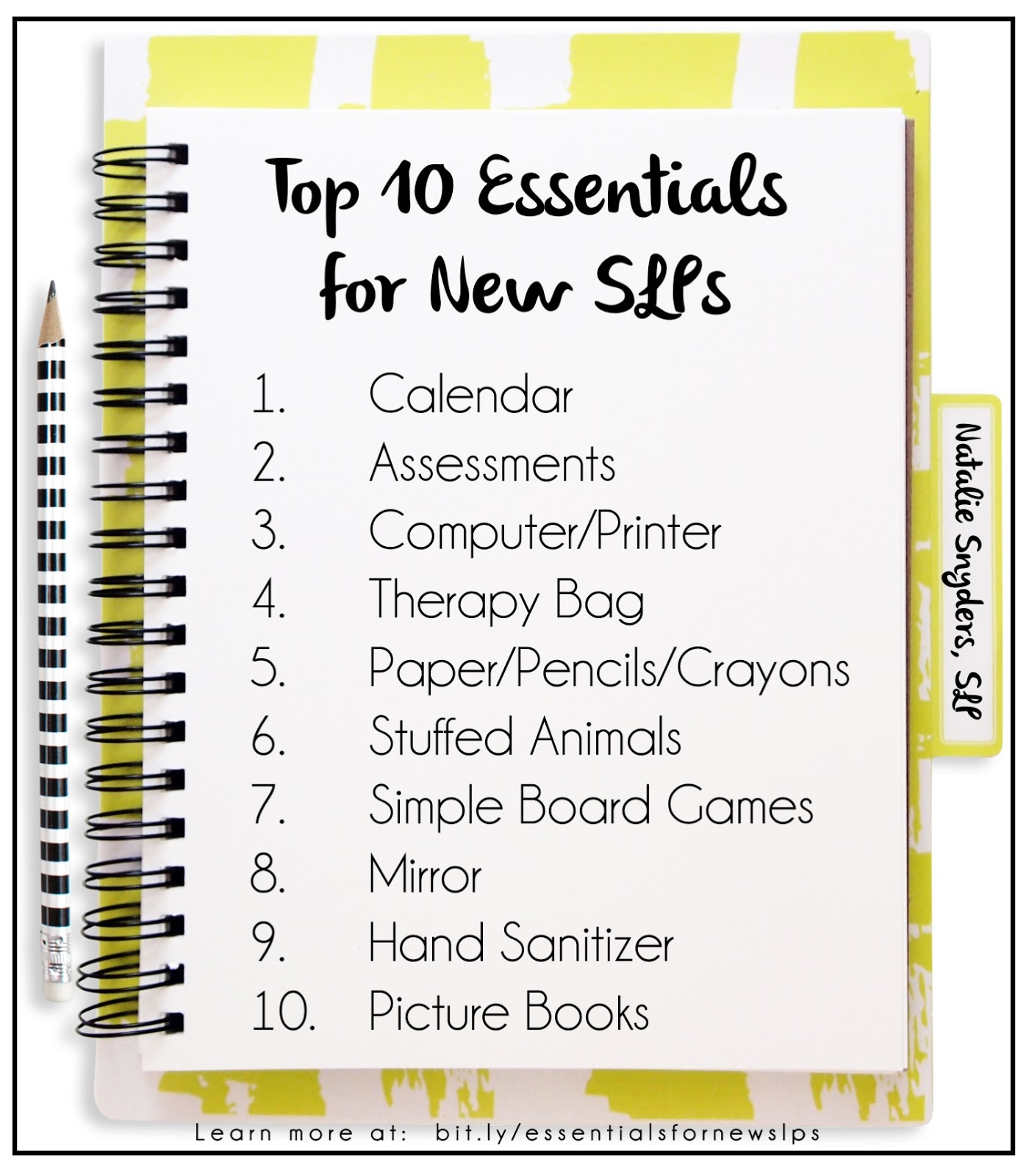 Top Ten Essentials for New SLPs