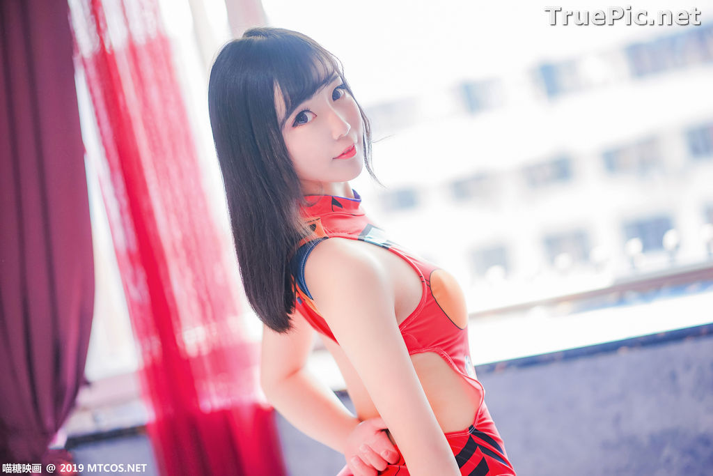 Image [MTCos] 喵糖映画 Vol.038 – Chinese Cute Model – Red Line Monokini - TruePic.net - Picture-40