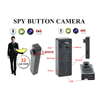 Spy Camera Button Built-in 32GB Memory with Voice&Video Recorder
