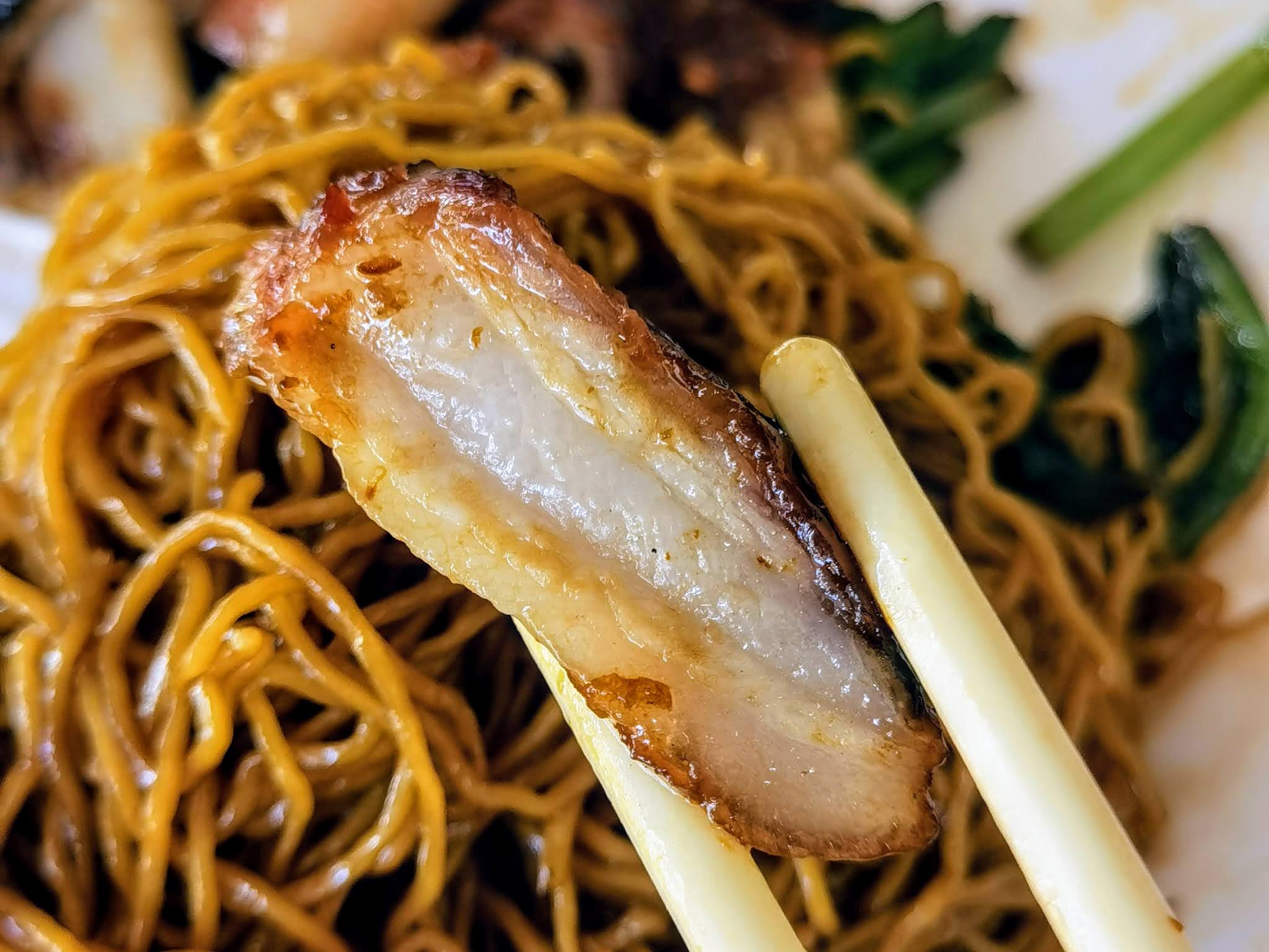 Fatty Cheong ABC Market 🐷 Bu Jian Tian Char Siew Noodle with Butcher