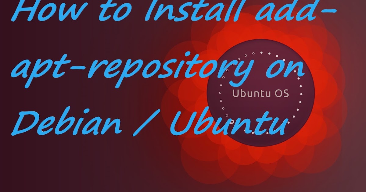 How to Install addaptrepository on Debian / Ubuntu devopszones