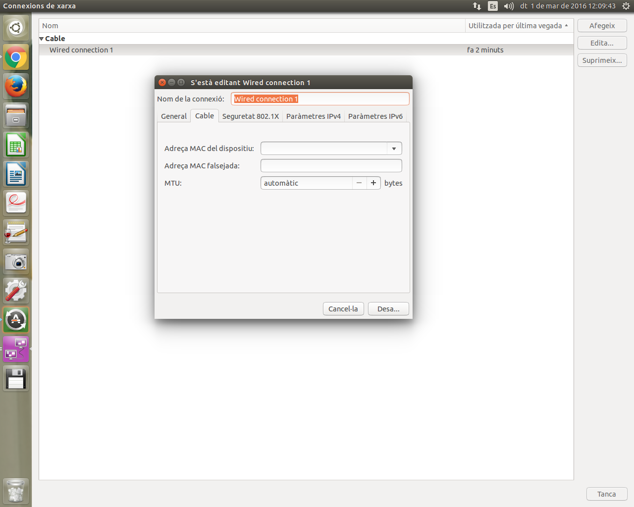 1rSMXDavidAlfonso Configuracion de la Tarjeta de Red Linux