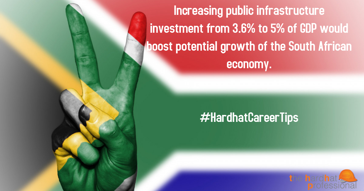 How can South Africa increase its infrastructure investment?