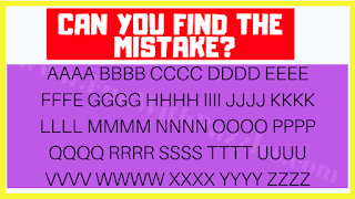 Find the Mistake Riddles with Answers