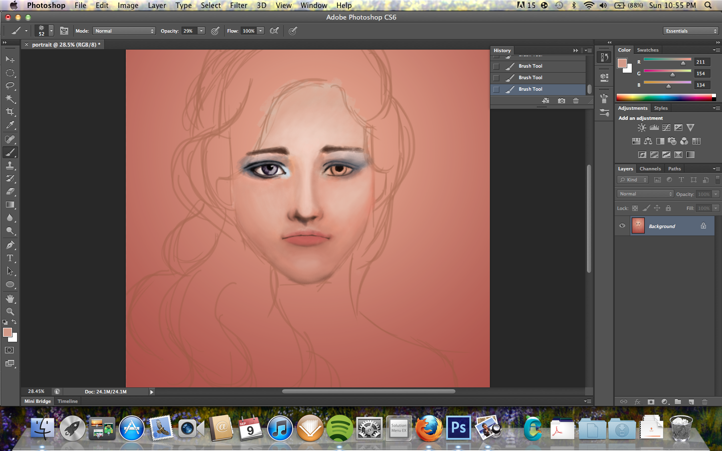 art alicia Digital Paint WIP