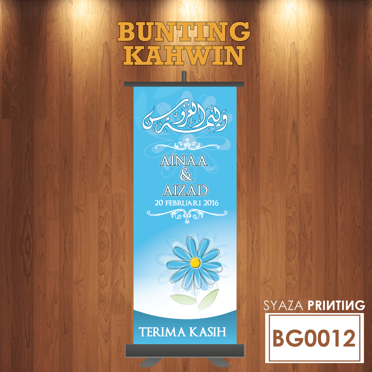 SYAZA CREATIVE: BUNTING KAHWIN