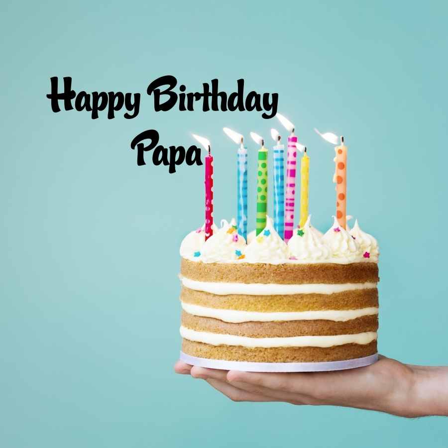 happy birthday papa ji cake