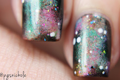 Hobby Polish Bloggers │ Neon Nebula Nails