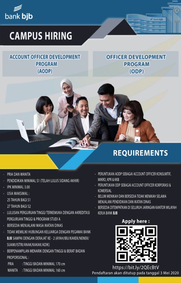 Open Rekrutmen Bank BJB Tahun 2020 - Lowongan Kerja BUMN CPNS Juli 2023