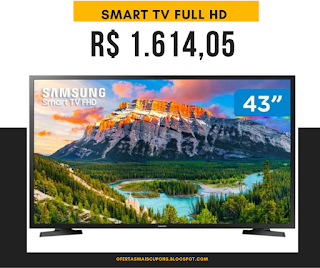 Smart TV Samsung Full HD LED 43” Serie J5290 Orsay - Wi-Fi 2 HDMI 1USB