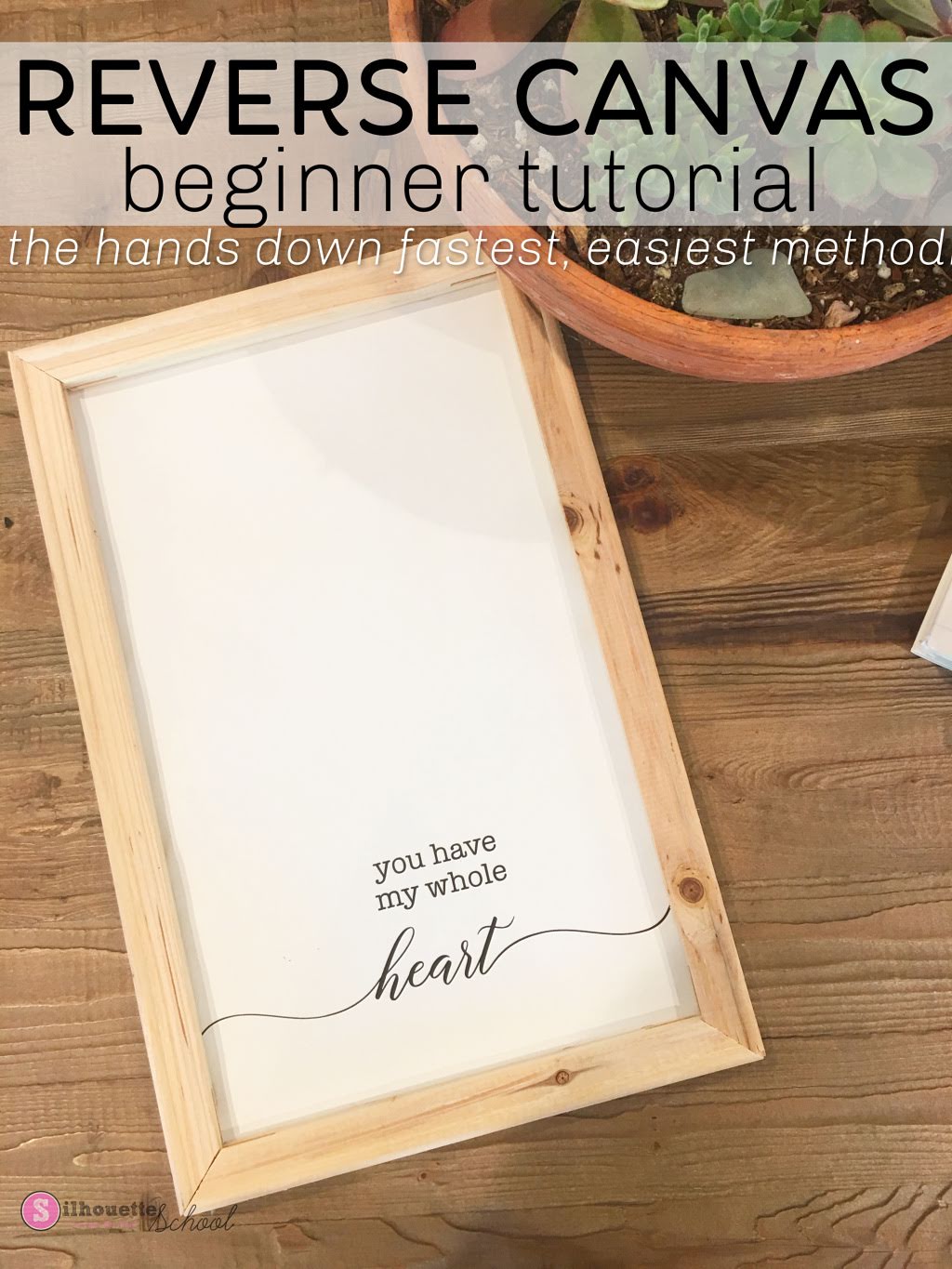 How to Make a Reverse Canvas with Lights - Silhouette School