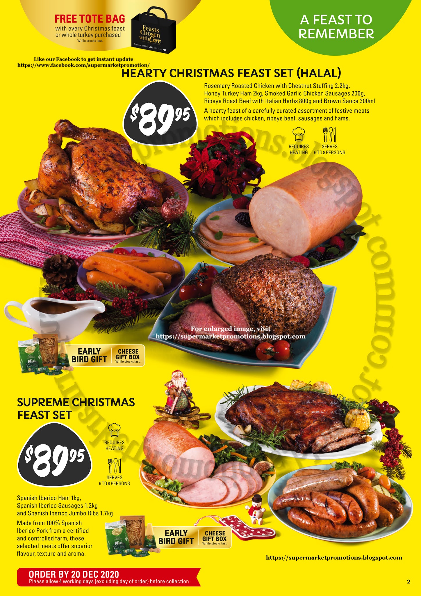 Even the birds need shelter from the winter's cold Giant Christmas Feast Deli Pre-Order Promotion 13 November - 20