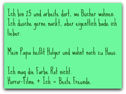 Ich bin gerade, aber ich bin aus einem mädchen