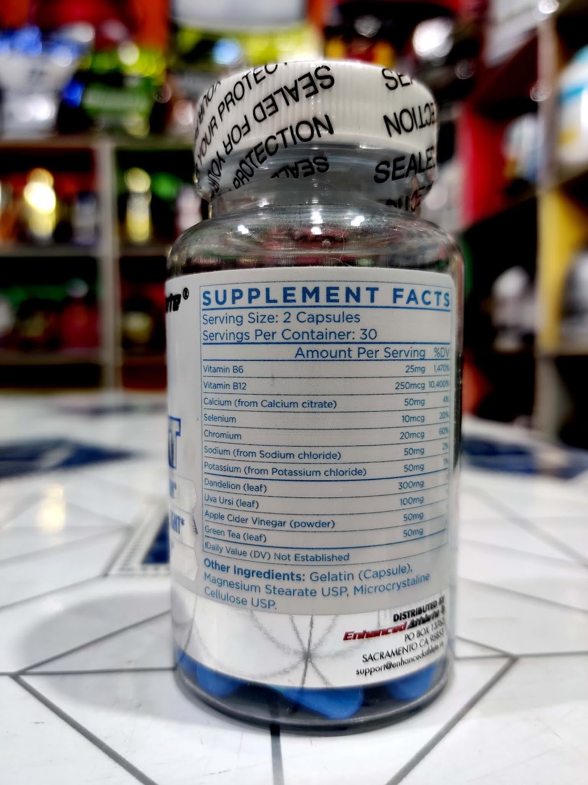 Enhanced Athlete Shred XT Performance Diuretic Supplement Water