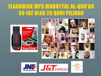 Flashdisk MP3 Murottal Al-Qur'an