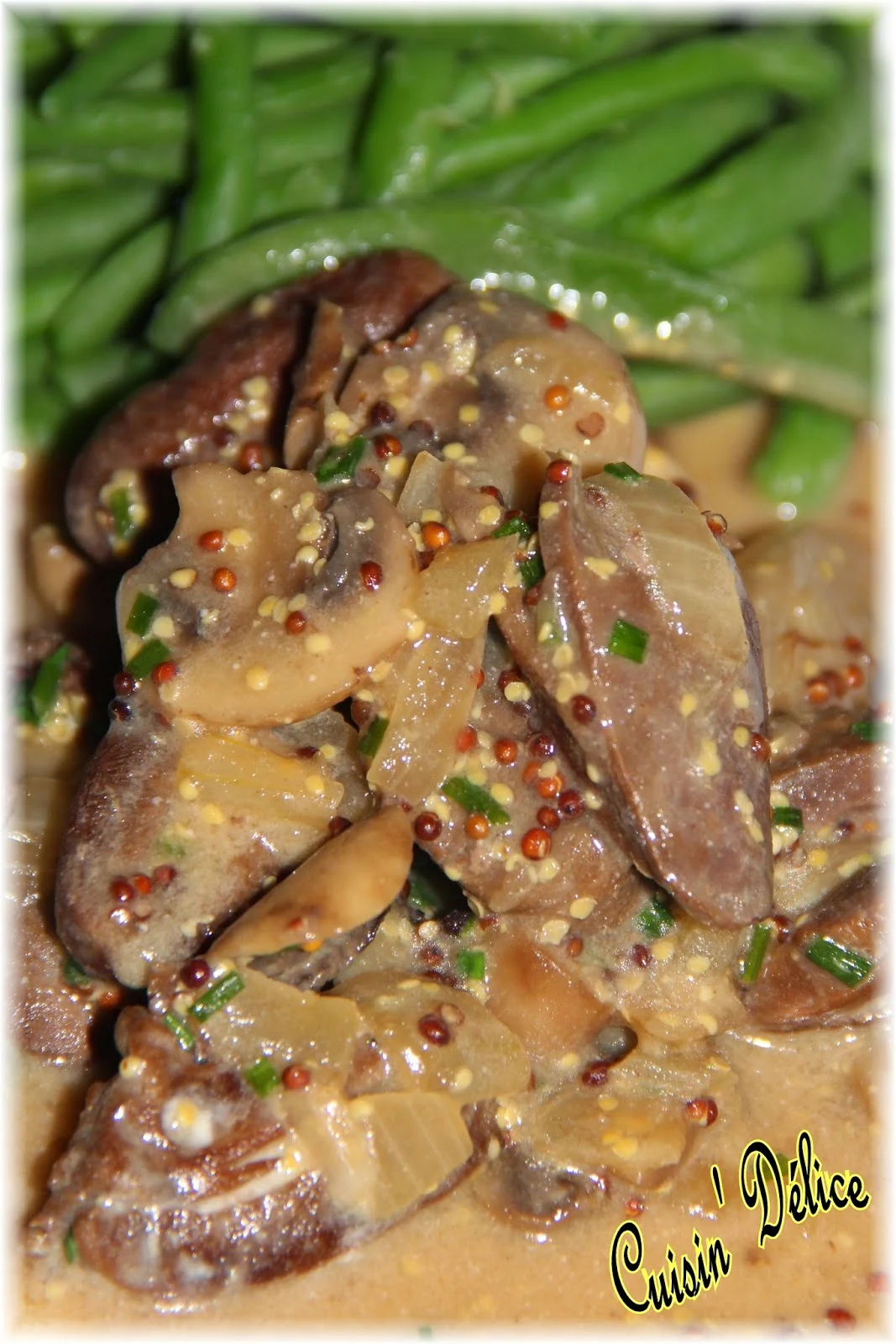 Cuisin' délice: Coeurs de canard sauce moutarde à l'ancienne