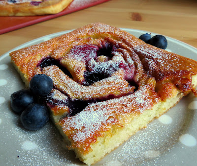 Blueberry & Lemon Sheet Pan Pancake