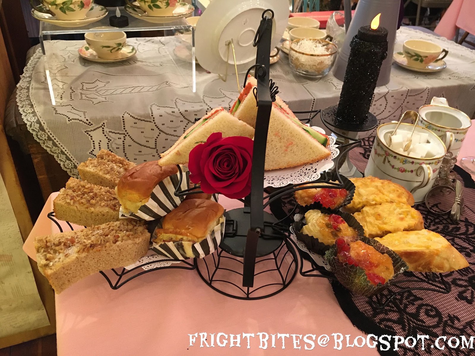 Fright Bites I Went to a Hocus Pocus Themed Tea Party at Tyme for Tea & Co