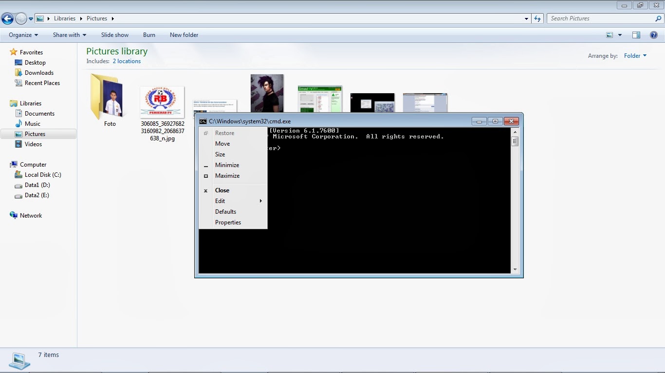 Как напугать информатика cmd