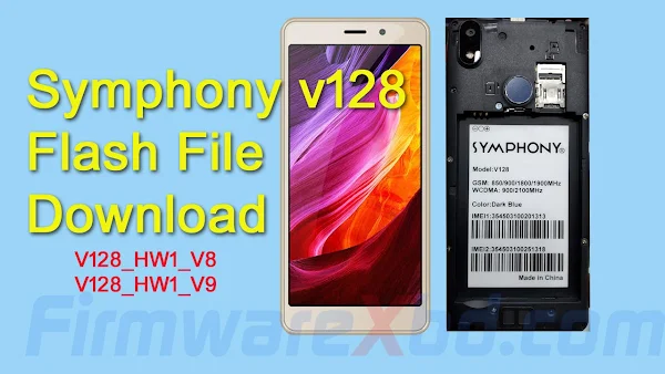 Symphony v128 Flash File Download (Stock Firmware) Without Password