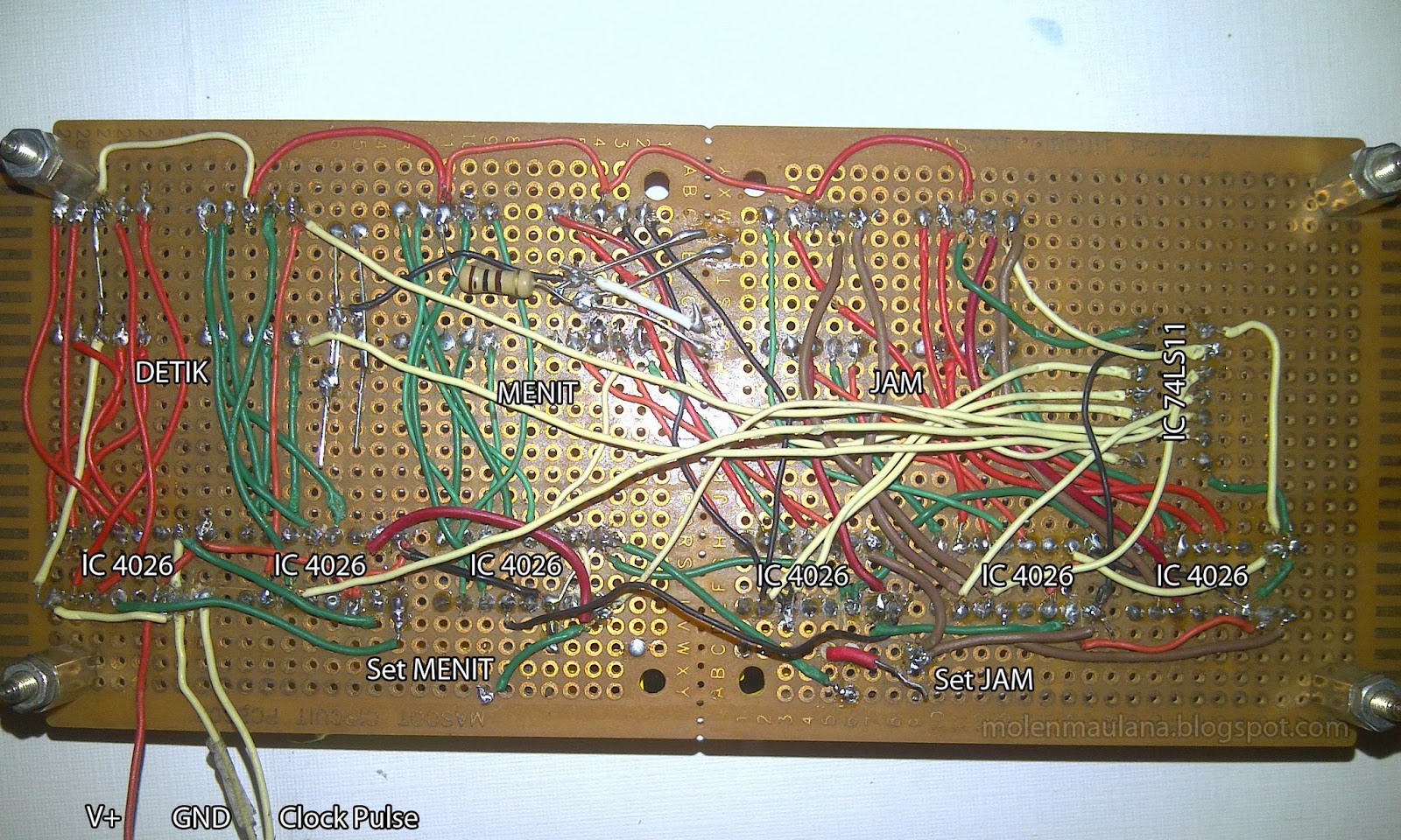 Cara Membuat Rangkaian Jam Digital Sederhana Blognya Anak Elektronika