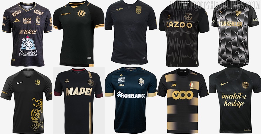 Global Football Shirt Trend: 37 Black / Golden 2020-21 Kits - Footy  Headlines